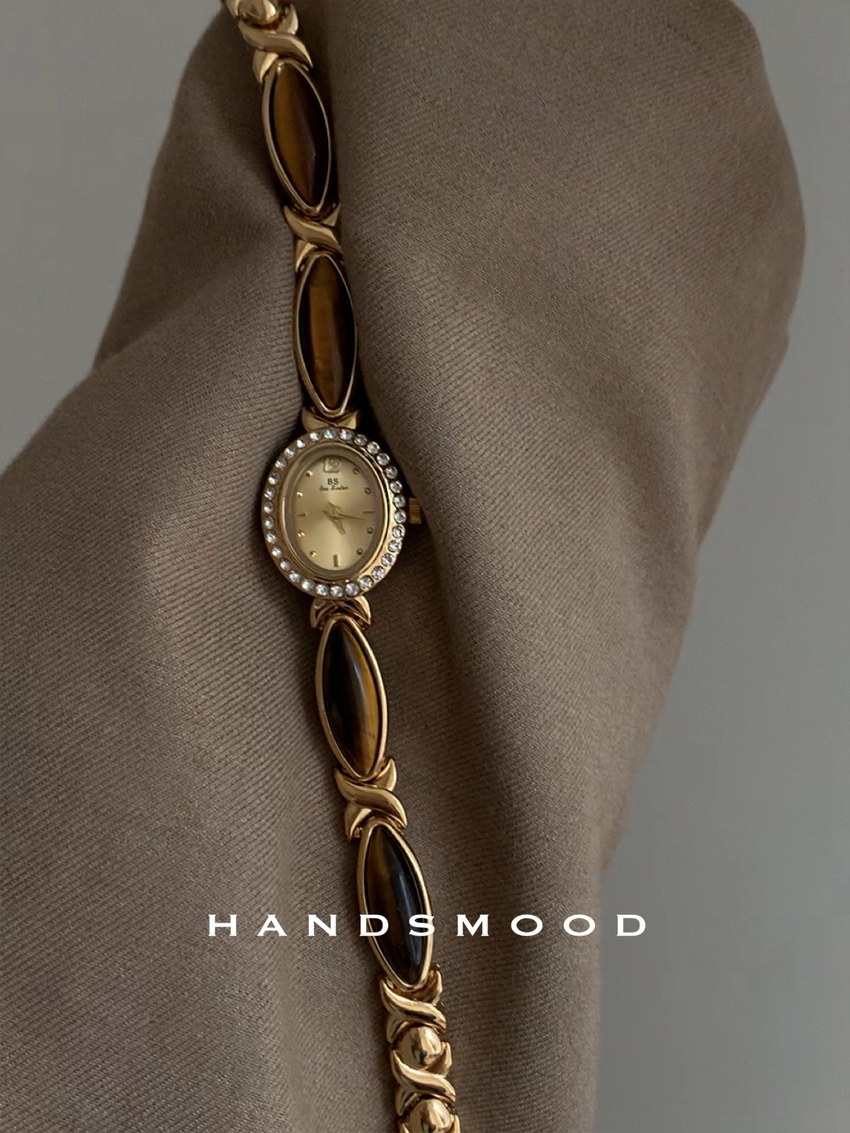Handsmood Retro Niş Yüksək Səviyyəli Dəbli Çoxfunksiyalı Qadın Kvars Saatı Şəhərdaxili İstifadə Üçün