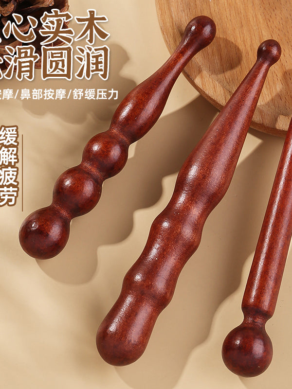 Yeni bərk ağacdan akupunktur çubuğu, tendon çubuğu, bütün bədən üçün universal meridian masajı, ayaq masajı, akupunktur çubuğu, ayaq masajı