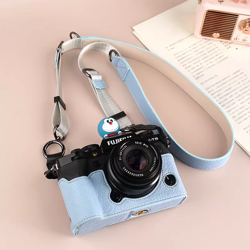 Fuji xt5 qoruyucu qutu üçün uyğundur Fuji xt50 kamera çantası xt30 birinci nəsil qoruyucu qabıq xs20 dəsti xs10 bazası xt10 xt20 xt30iii yarım paket xt30 ikinci nəsil sevimli aksesuarlar