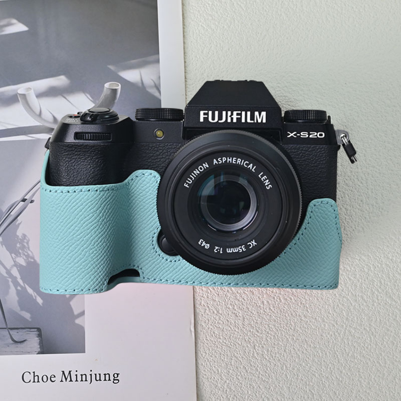 Fuji XT30 3-cü nəsil XT5 kamera çantası XT50 qabıq XM5 həqiqi dəri XS20 qoruyucu qutu X100VIXE5 üçün uyğundur