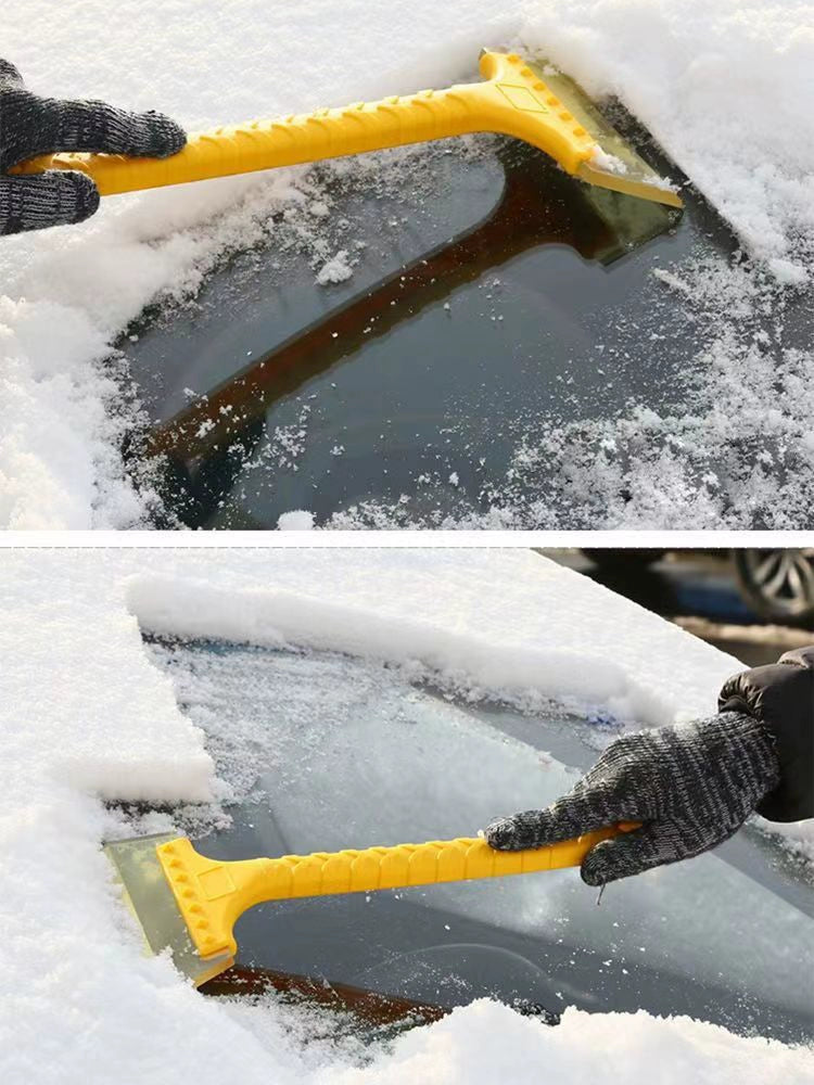 Avtomobil Qar Təmizləyici Kürək Alətləri Şüşə Əzdirmə Buz Sıyırıcı Qar Süpürgəni Təmiz Qar Sıyırıcı Fırça Çoxfunksiyalı Qış Faydalı Gadget