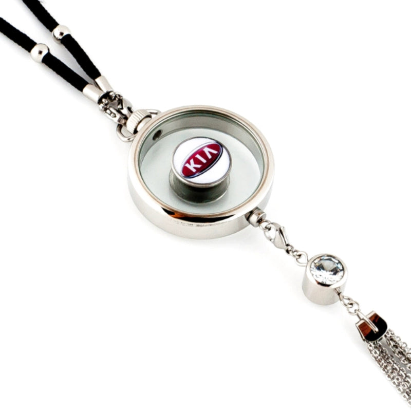 Avtomobil Ətri Avtomobil Asma Metal Qoruyucu Talisman Asma Dekorasiya Yüksək səviyyəli Avtomobil Loqosu Avtomobil Asma Efir Yağı Aromaterapiya Kulonu