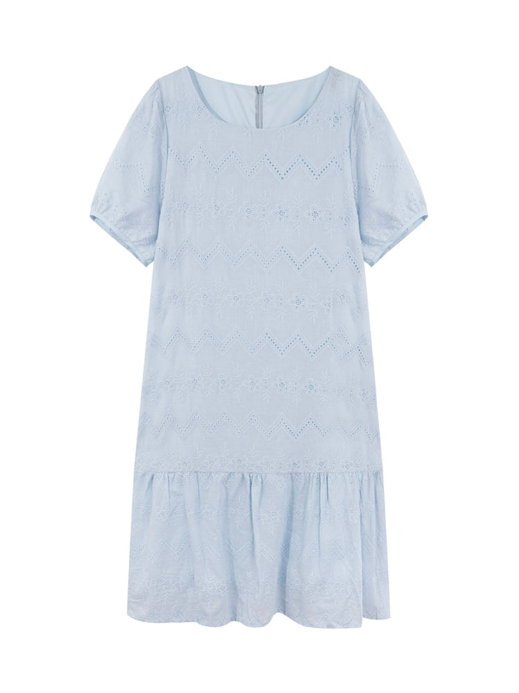 Böyük ölçülü qadınlar üçün yay boyu boş, zərif qısaqol don, böyük ölçülü qadınlar üçün yaraşıqlı və arıqladıcı, unikal və super gözəl A-xəttli ətək