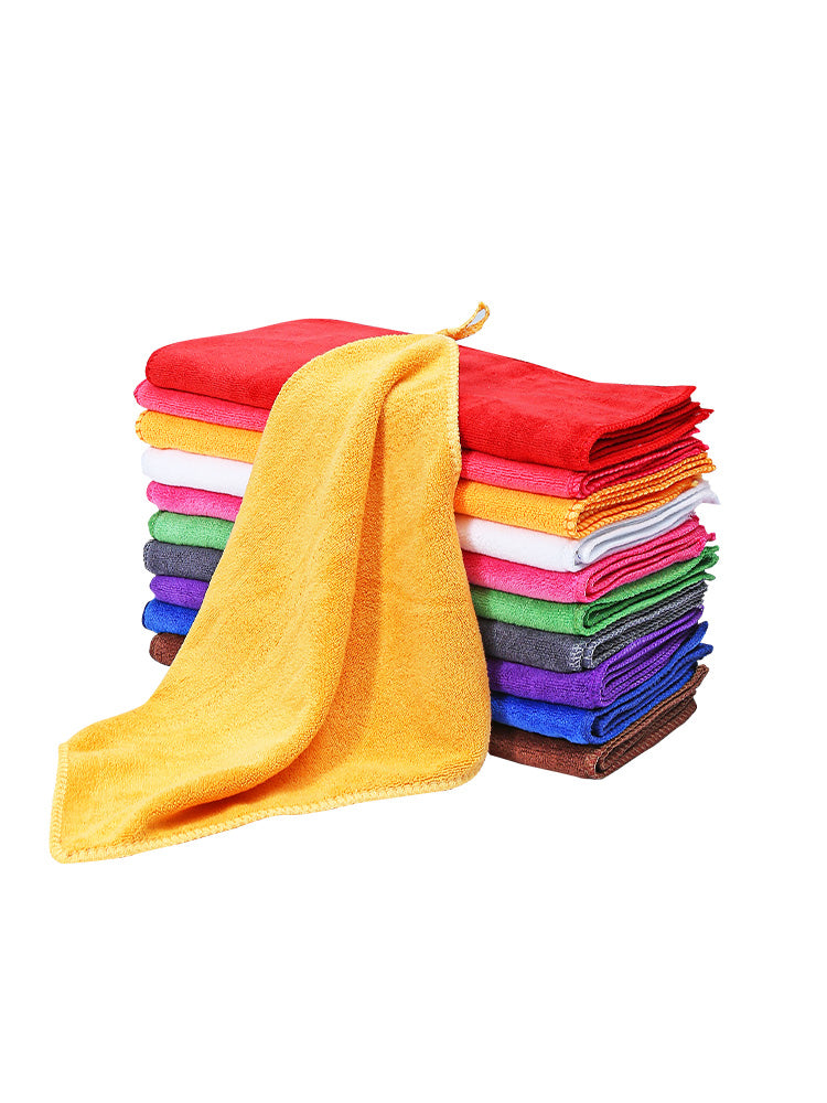 Qarmaqlı əl ilə silinən kvadrat dəsmal, təmizlik və təsərrüfat üçün xüsusi bez, su uducu və qalınlaşdırılmış qab salfet, tüysüz, təmizlik salfeti