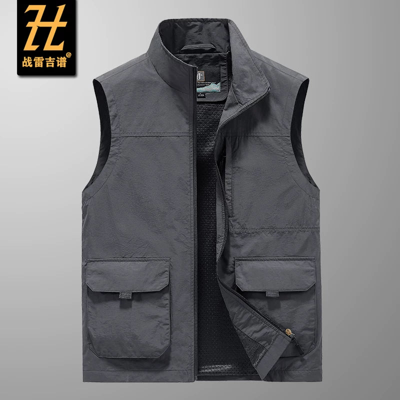 Çoxlu cibli, yun astarlı, böyük ölçülü, payız/qış üslubunda, geri çəkilə bilən kişi idman və açıq hava jileti