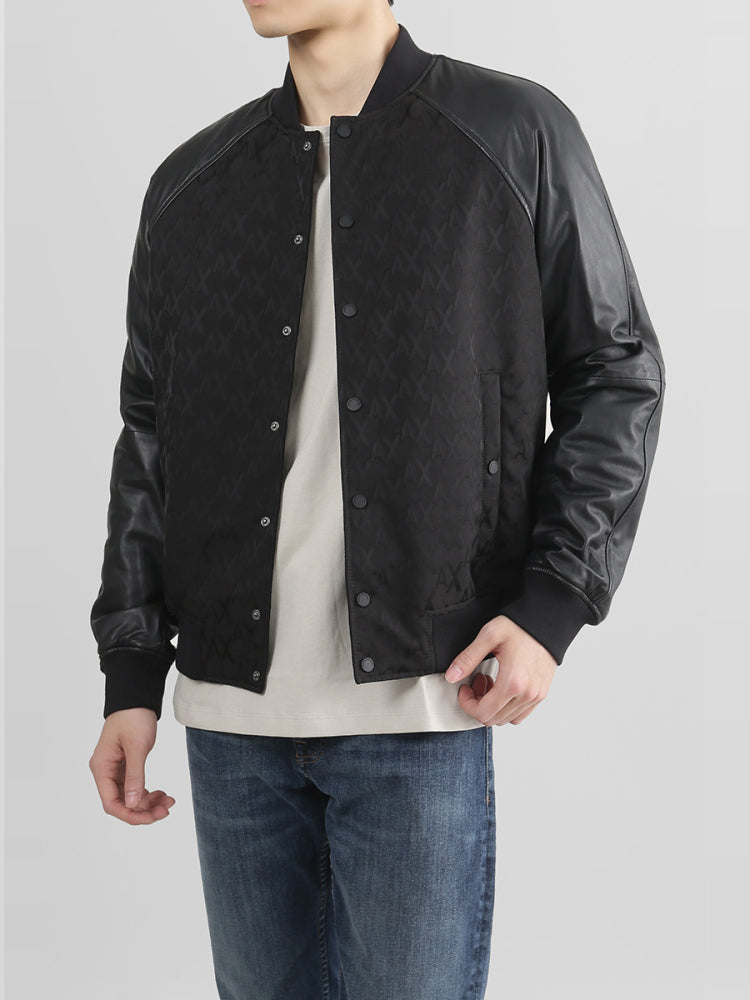 AX Armani Kişilər üçün Yamaqlı Sırınmış Gödəkçə Stilində Palto XM000002 AF10114