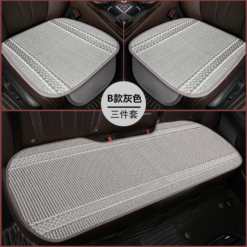 Avtomobil Oturacaq Yastığı Tək Parça Əsas Sürücü Oturacağı Tək Sürücü Otağı Tək Oturacaq Örtüsü Buz İpək Kətan Bütün İl Boyu Neytral Kreslo Yastığı