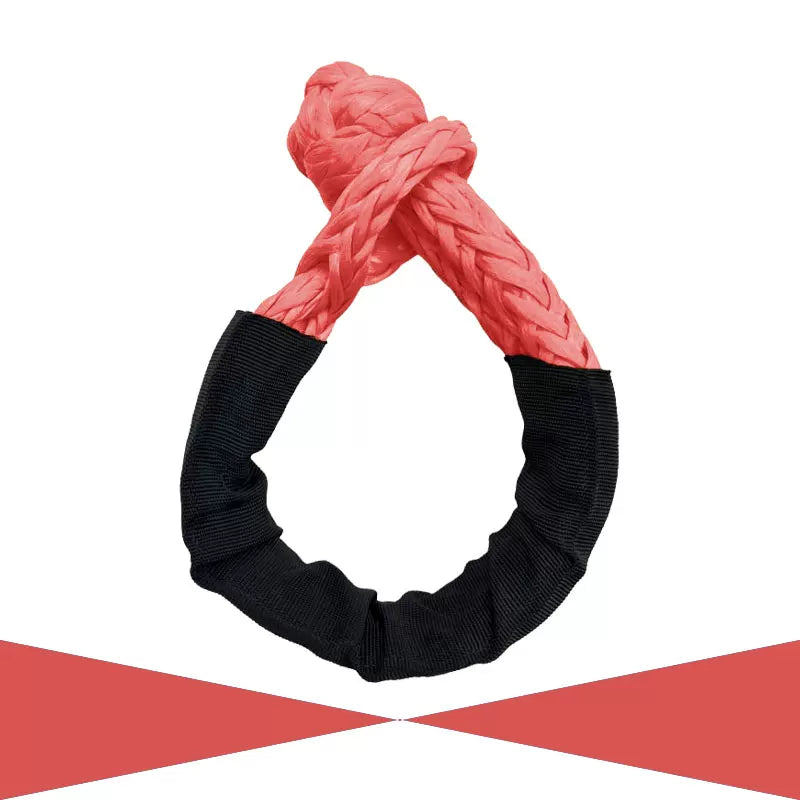 Ultra-high molecular weight polymer soft shackle rope, fiber braid shackle rope, soldered tow rope, outdoor towing rope, 17 tons