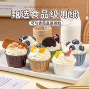 Roll-end cupcake kağız tutucu fincan yüksək temperatur soba xüsusi ev kiçik muffin fincan çörəkçilik qəlib