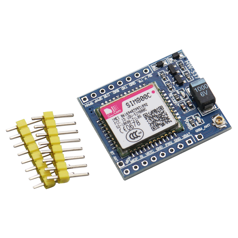 SIM800C GSM GPRS modulu 5V/3.3V TTL Bluetooth və TTS ilə STM32 C51 proqramını uyğunlaşdırır