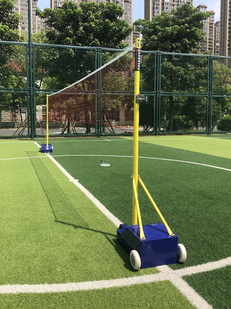 Badminton şəbəkəsi standart açıq açıq qapalı məişət sadə badminton şəbəkəsi çərçivəsi portativ rəqabət blokeri