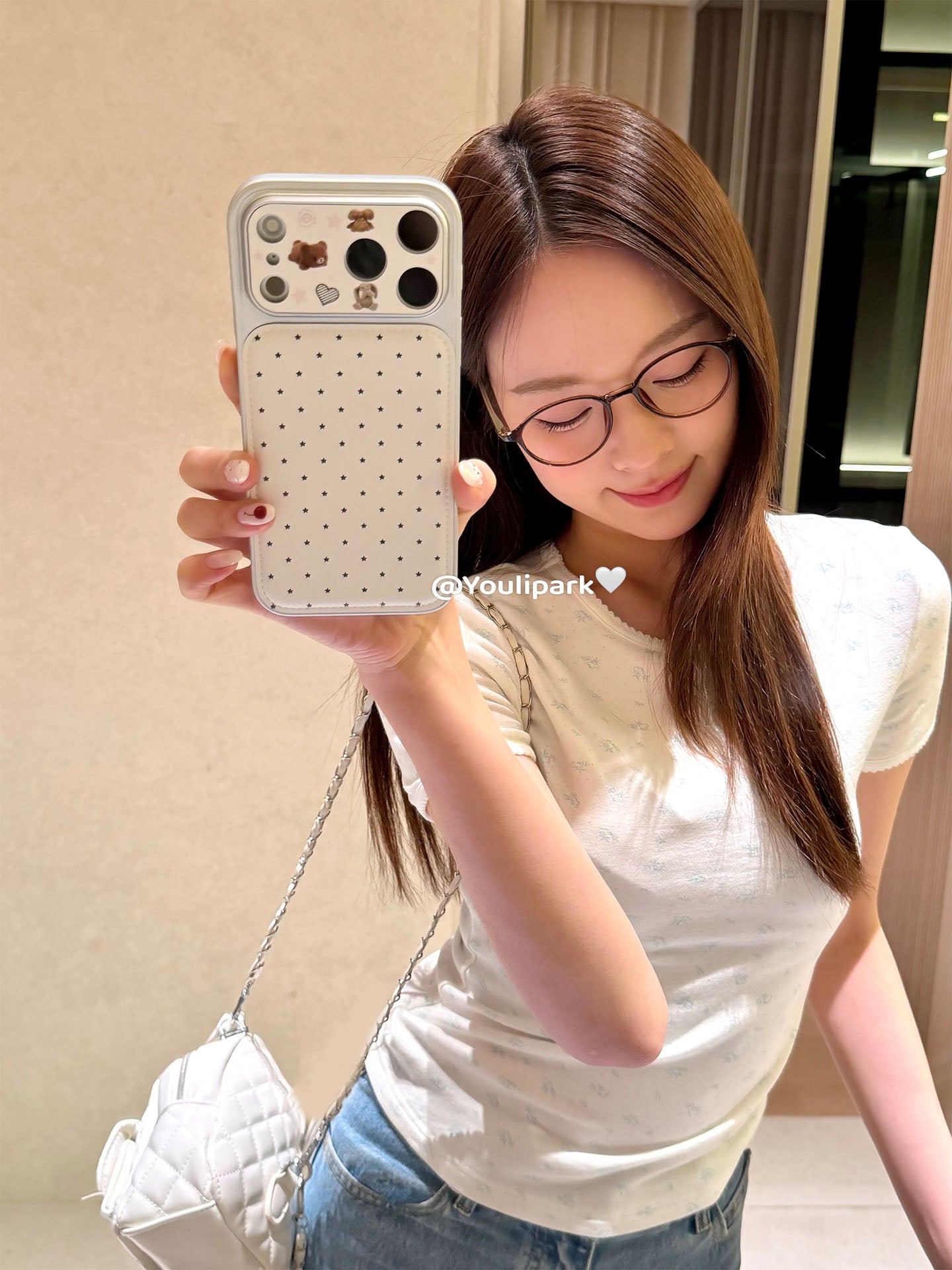 Yuri Park ins Koreya südü sevimli tam ekranlı ulduz ayı 17 17pro Apple 17ProMax cib telefonu qabı iPhone16 hər şey daxil 14 yeni 16Promax qadınlar üçün qoruyucu örtük