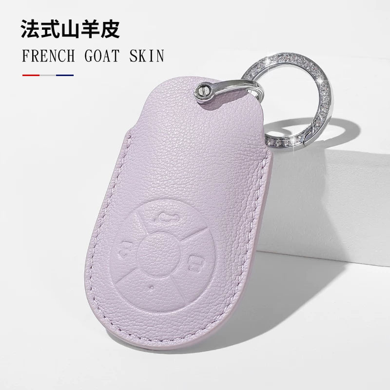 Euler Good Cat açar örtüyü, qadın Good Cat GT Lightning Cat orijinal dəri avtomobil açar örtüyü, balet pişik açar zəncirinə uyğundur