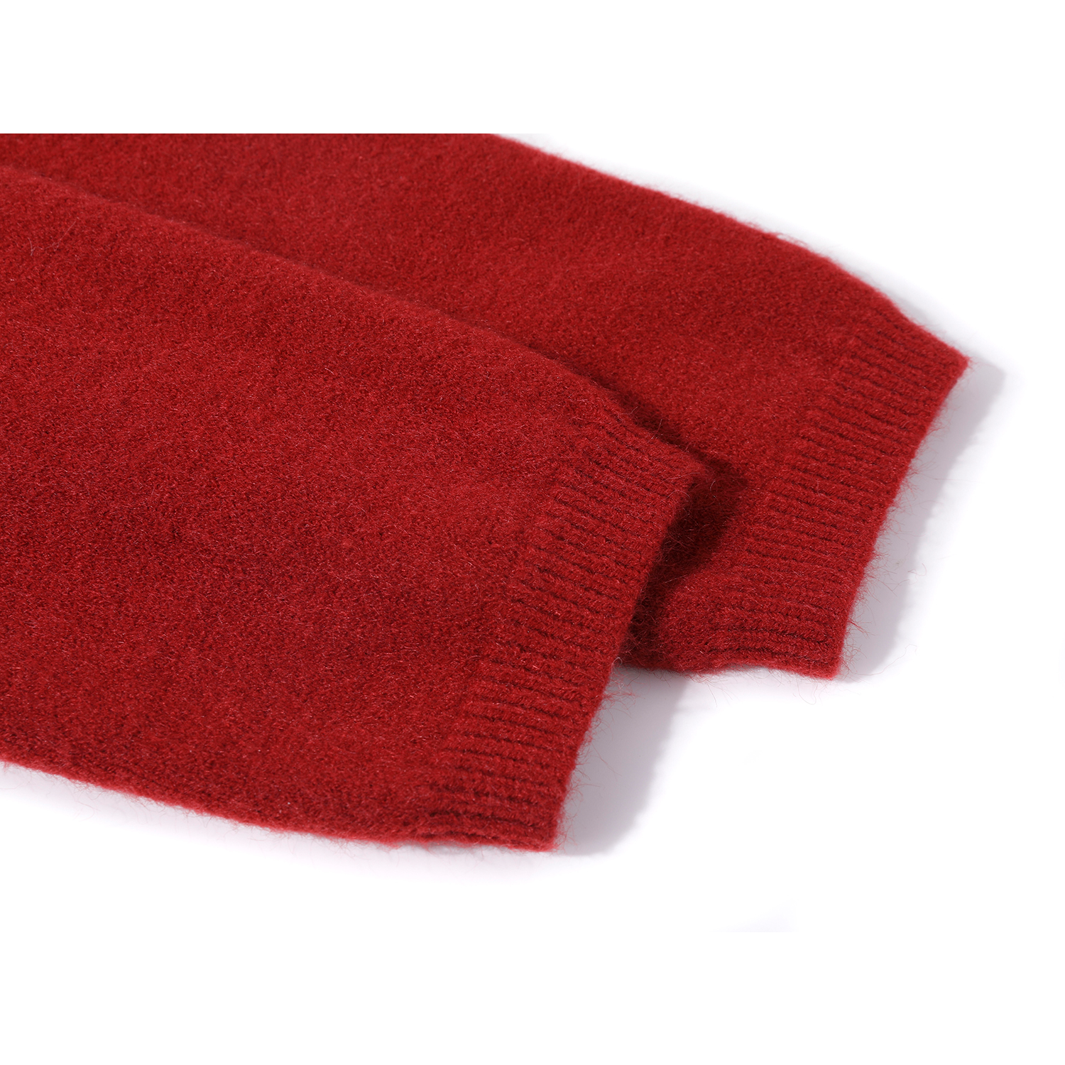 Qadınlar üçün Chorissa Qırmızı Yeni il və Milad mövzulu sviter, payız və qış, xəz yaxalıqlı çoxfunksiyalı dizayn, sviter trikotaj top