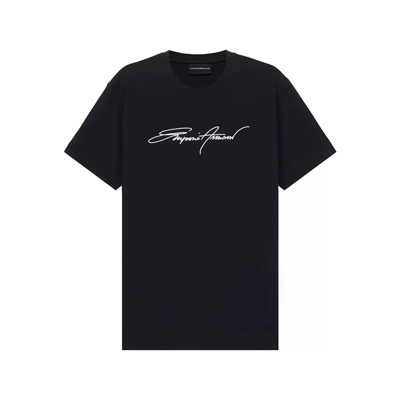 Emporio Armani Kişilər üçün Pambıqlı Qısa Qollu Köynək 3K1TL6 1JULZ