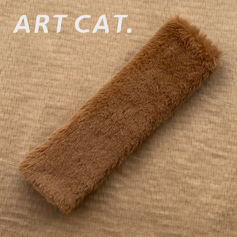 Art Cat Avtomobil Təhlükəsizlik Kəməri Çiyin Yastığı Qapağı Minimalist DIY Aşınmaya Qarşı Geyim Boğulmaya Qarşı Boyun Qoruyucu Qapaq Bütün İl Boyu Neytral