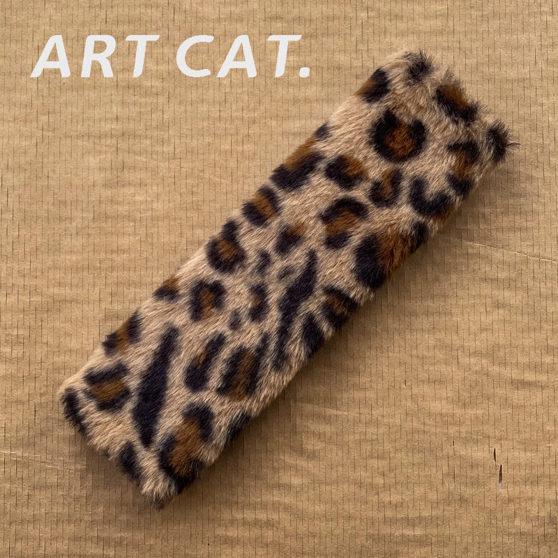 Art Cat Avtomobil Təhlükəsizlik Kəməri Çiyin Yastığı Qapağı Minimalist DIY Aşınmaya Qarşı Geyim Boğulmaya Qarşı Boyun Qoruyucu Qapaq Bütün İl Boyu Neytral