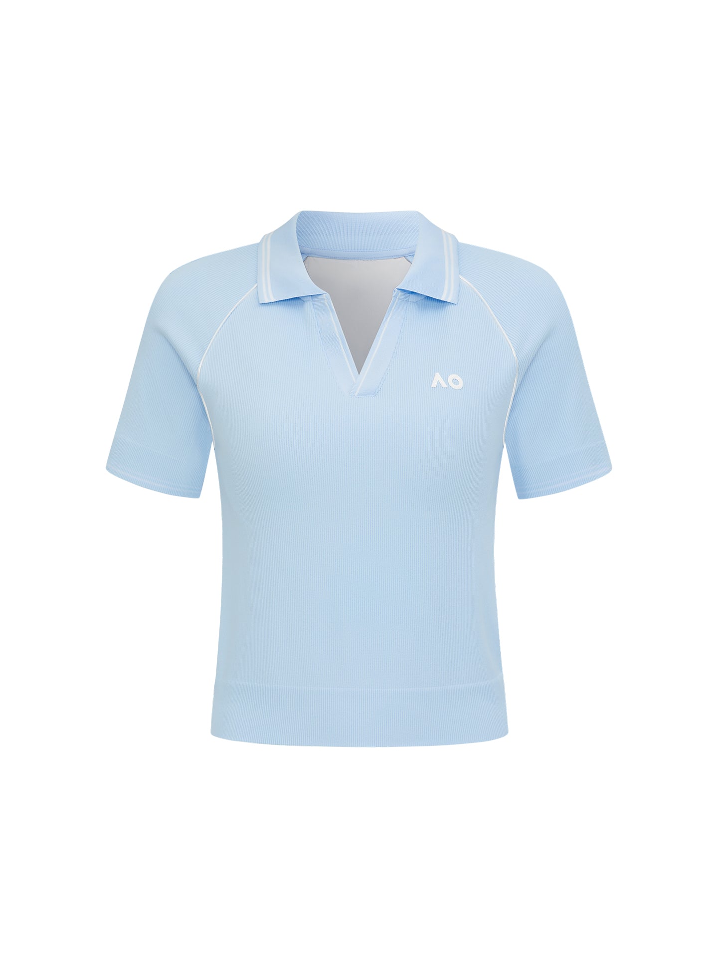 AO Australian Open idman POLO köynəyi klassik bir parça toxunmuş bir fincan qısaqol qadın tennis yaxası qaçan nazik köynək
