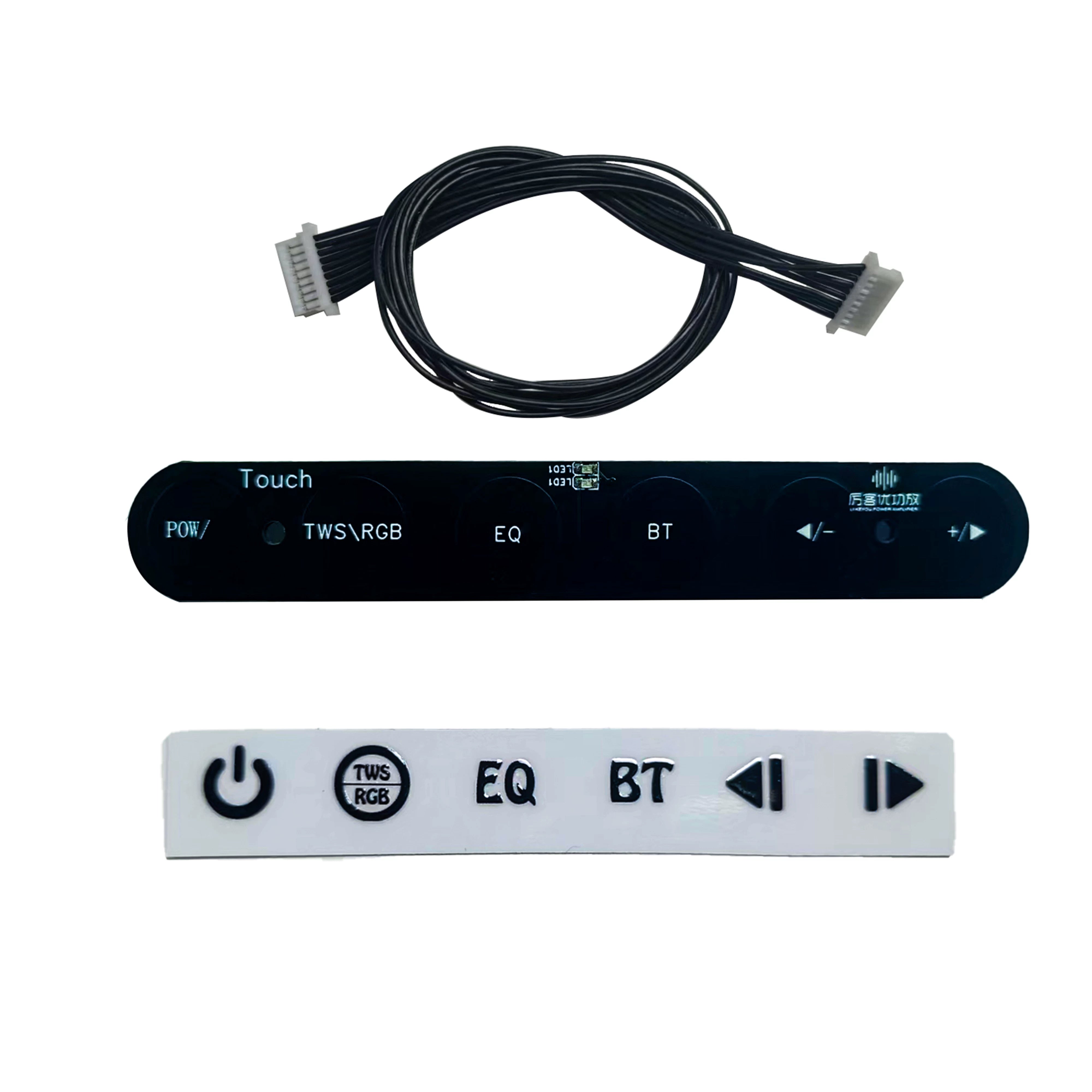 Simsiz dinamikdən DSP rəqəmsal qızdırmalı stereo sabvufer tws lövhə gücləndiricisi 70wx2+140w proqramı dəstəkləyir