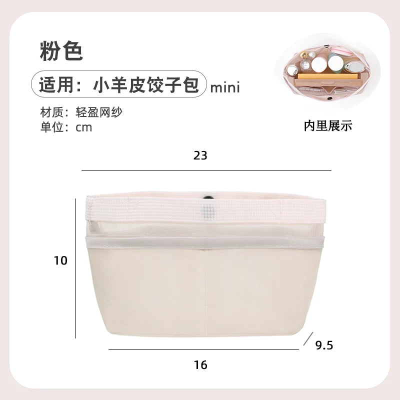 Longchamp quzu dərisindən hazırlanmış köftə torbası astarları, Longchamp Energy ultralight çantası, portativ saxlama torbası üçün uyğundur