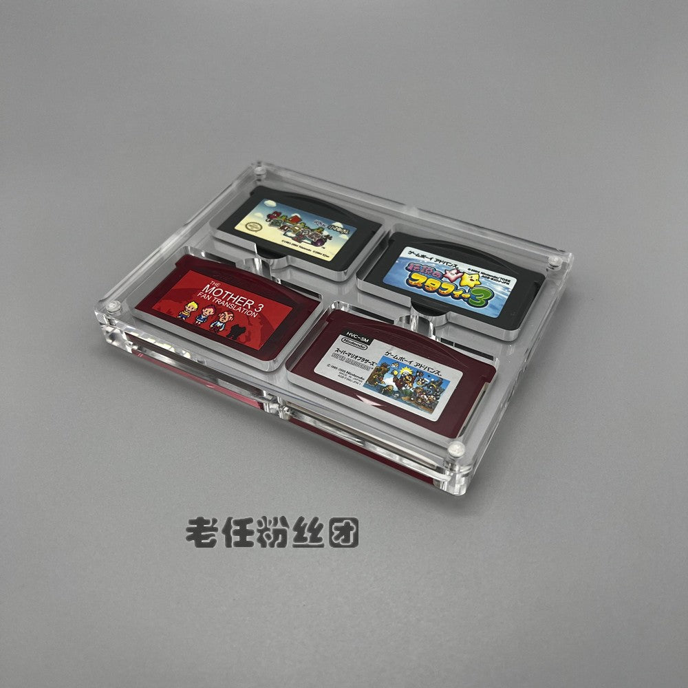 GAMEBOY GBA oyun kartı qutusu maqnit örtüyü yüksək şəffaf akril oyun ekran qutusu