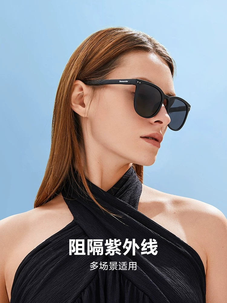 Banan altında qatlana bilən hava yastığı günəş eynəkləri 2025 moda kişilər və qadınlar anti-UV anti-fokal günəş eynəyi GM sürücülük günəş eynəyi