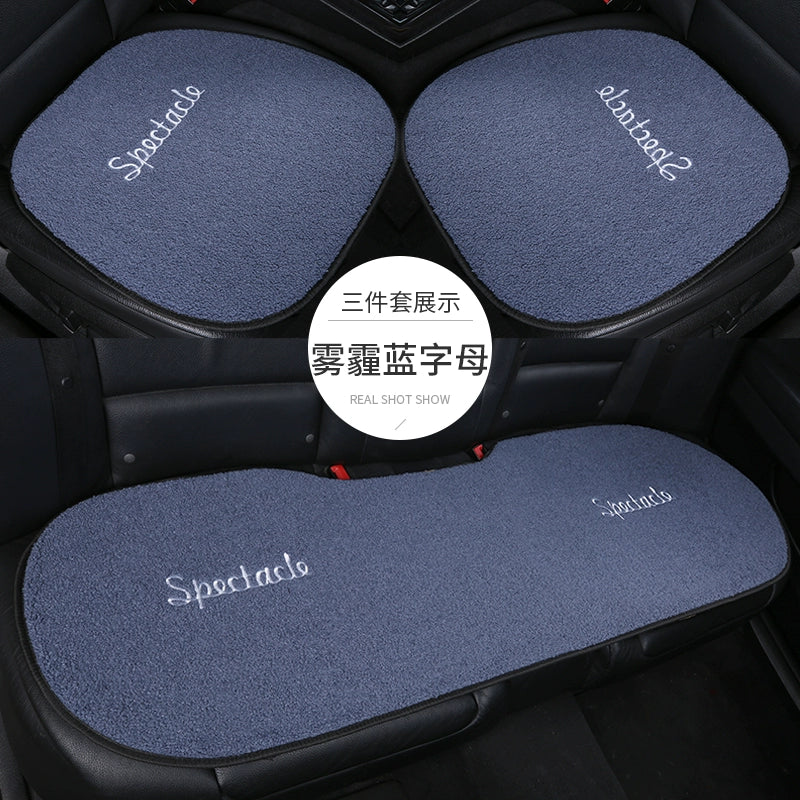 Avtomobil Yastığı Qış Dolması Üç Parçalı Cizgi Filmi Tək Parça Ins İnternet Məşhur Arxa Sıra Qısa Kaşmir Heattech Yəhər örtüyü