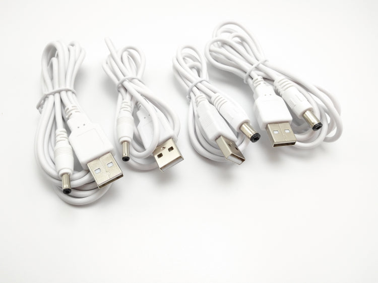 DC3.5 5.5 dəyirmi dəlikli enerji təchizatı şarj kabeli kompüter HUB ventilyator masa lampası dəyirmi fiş doldurma kabeli USB başlığı