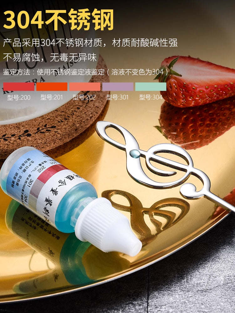 Premium paslanmayan polad qəhvə qaşığı Koreya yaradıcı qarışdırma qaşığı qəhvə qaşığı sevimli kiçik qaşıq desert südlü çay kiçik qaşıq