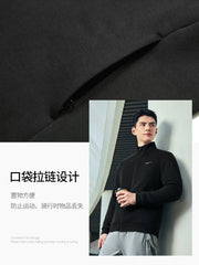 Hongxing Erke Gödəkçə Kişi Yaz Yeni Kişi Geyimi İdman Gödəkçəsi Baba Kişi Gündəlik Üstləri Sweatshirts