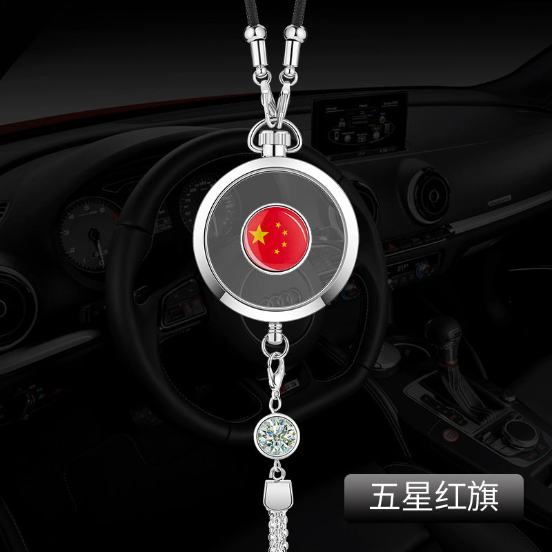 Avtomobil Ətri Avtomobil Asma Metal Qoruyucu Talisman Asma Dekorasiya Yüksək səviyyəli Avtomobil Loqosu Avtomobil Asma Efir Yağı Aromaterapiya Kulonu