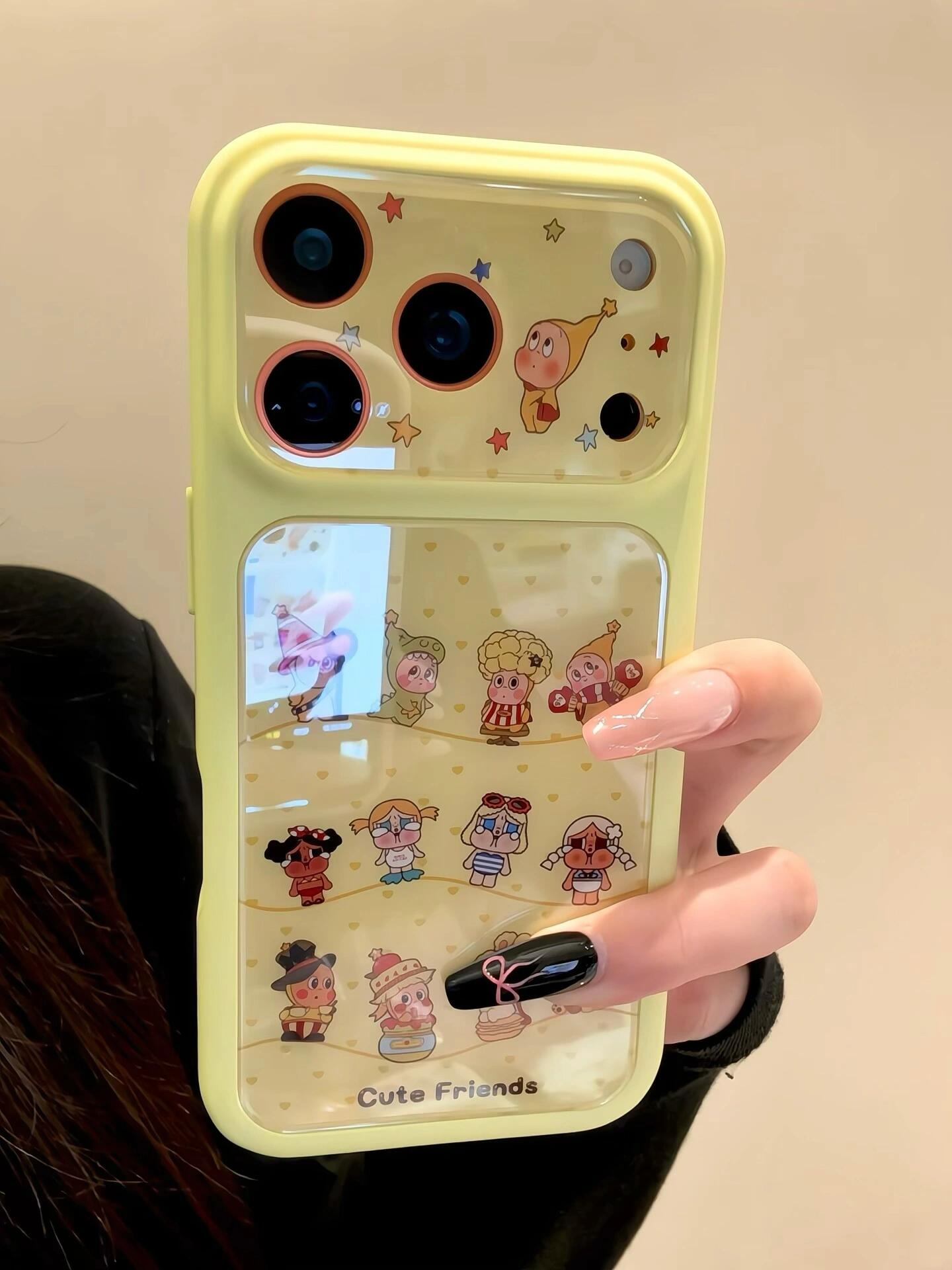 [Saniyələrdə 17-yə dəyiş] Apple 17promax mobil telefon qutusu üçün uyğundur iPhone16pro yeni 15 düym külək 14 böyük pəncərə 13pro qabaqcıl 17pro ağlayan körpə ulduz 16 hər şey daxil yıxılmağa qarşı qoruyucu örtük