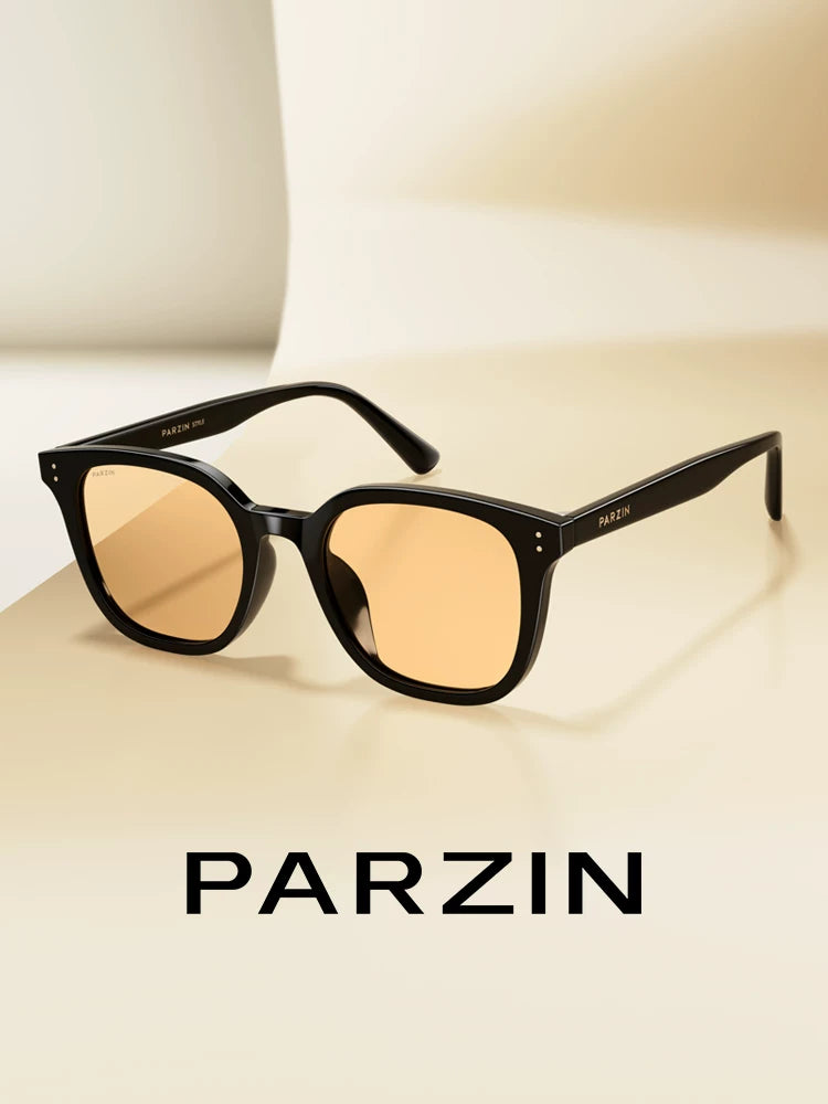 [Fan Chengcheng ilə eyni üslub] Parson makiyajsız qadınlar üçün günəş eynəyi və ənlik güzgüsü yeni retro qəhvəyi gün eynəyi PZ91639