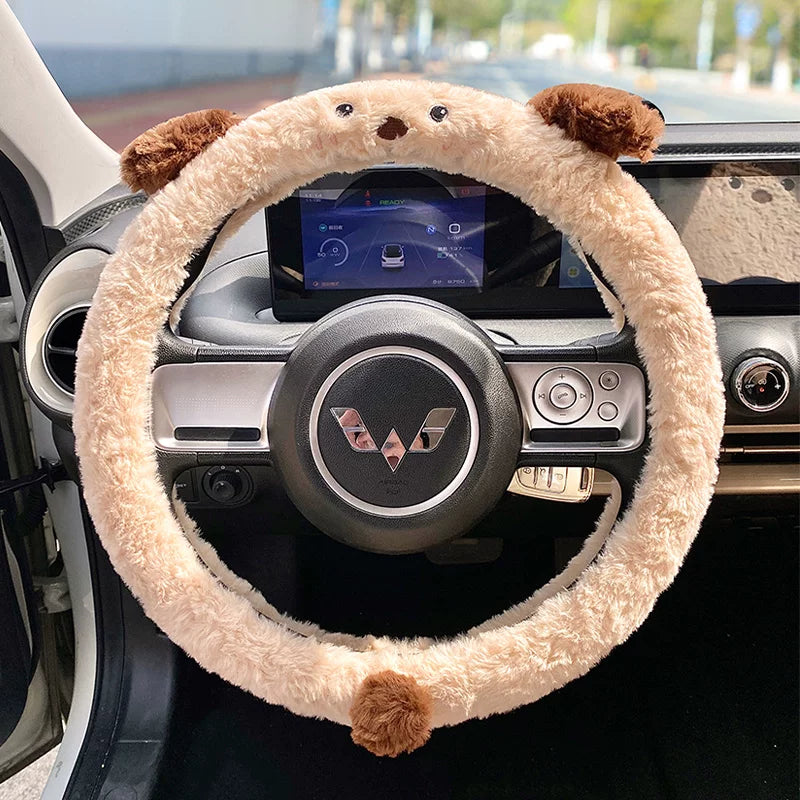 Wuling Mini steering wheel cover, Hongguang Macaron 3rd and 4th generation four-door version, sticky corn, Pentium Pony Bingo S