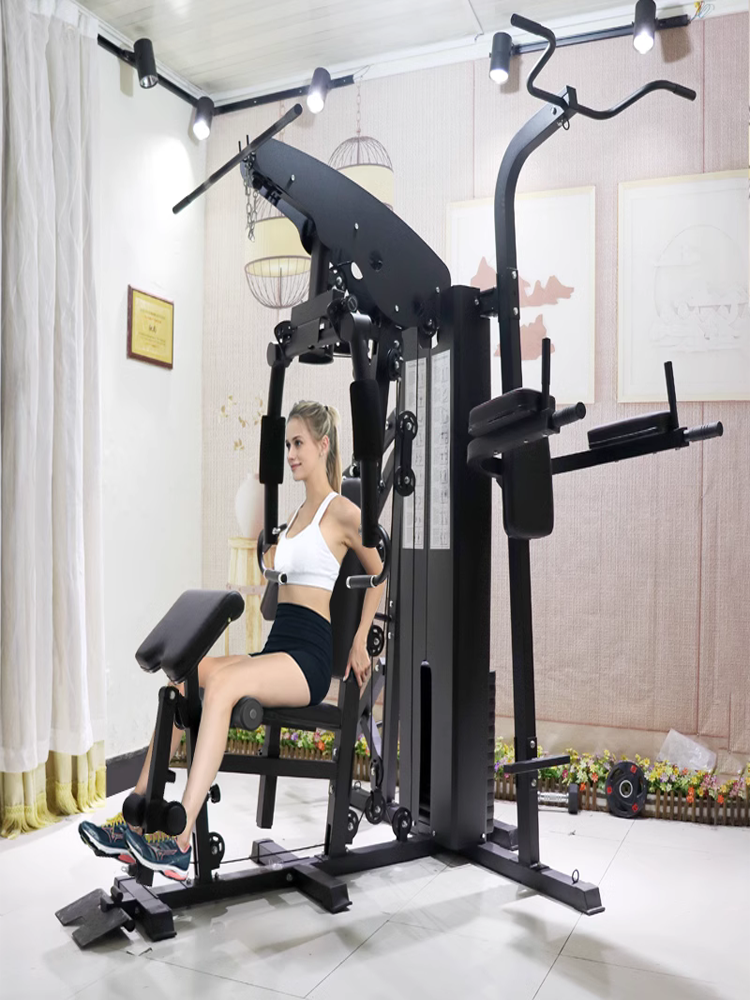 Chishang Ticarət Üç nəfərlik Stansiya Kombinasiyalı Təlimçi Uçan Quş Kompleks Təlimçi Ev Çoxfunksiyalı Güc Fitnes Avadanlığı