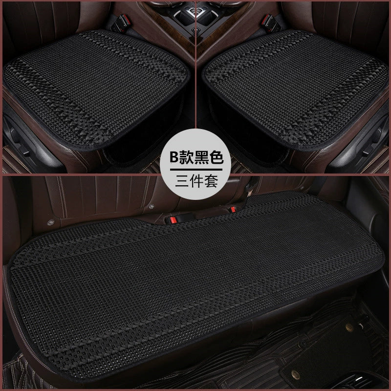 Avtomobil Oturacaq Yastığı Tək Parça Əsas Sürücü Oturacağı Tək Sürücü Otağı Tək Oturacaq Örtüsü Buz İpək Kətan Bütün İl Boyu Neytral Kreslo Yastığı