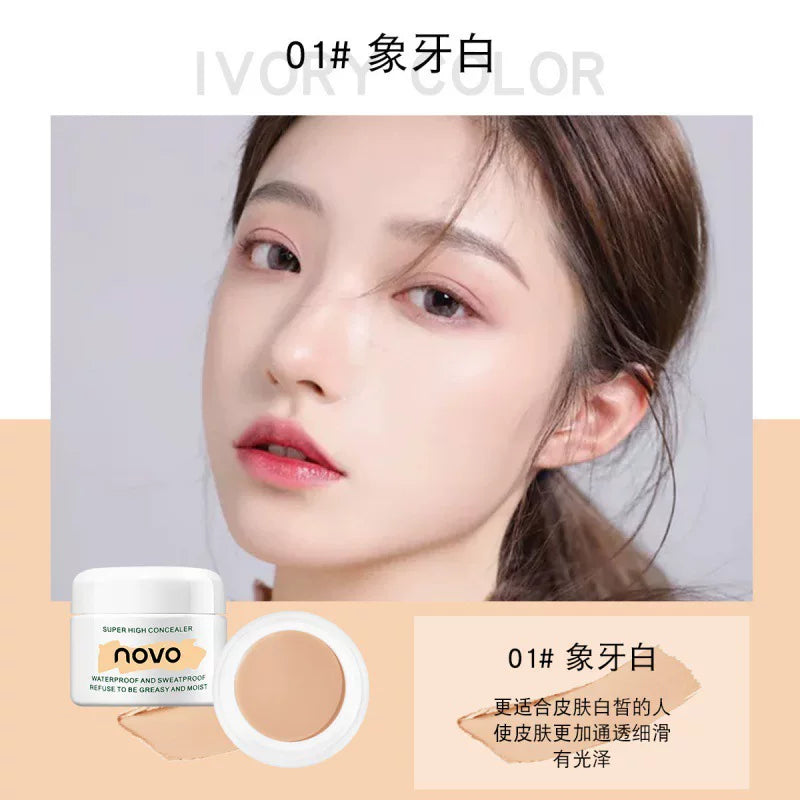 novo Mega Concealer - Ləkələr, Sızanaq Çapıqları, Tatular, Tonal Krem və Qara Dairələr üçün Güclü Örtücü - Rəsmi Flaqman Mağazası - Orijinal Məhsul