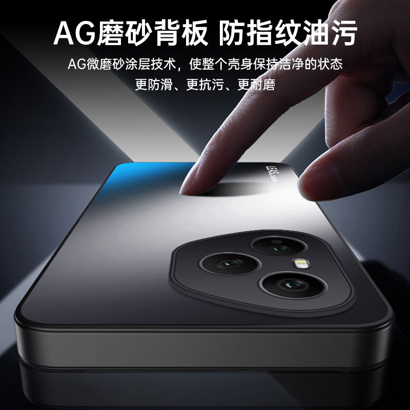 Suitable for Honor 400 external version, frosted texture, Honor 400 Pro protective case, full coverage, drop protection, DNY-NX9 case, new style for men and women, DNP ultra-thin POR anti-slip case, soft edge, 5G.