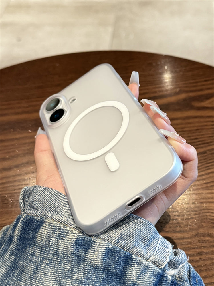 Apple 17 cib telefonu qutusu, yeni ultra nazik iphone16promax maqnit şaxtalı 17pro yüksək səviyyəli plus hər şey daxil 15 düşməyə qarşı 14 şəffaf 13 sadə 12 ağ 11 niş qadın modeli üçün uyğundur