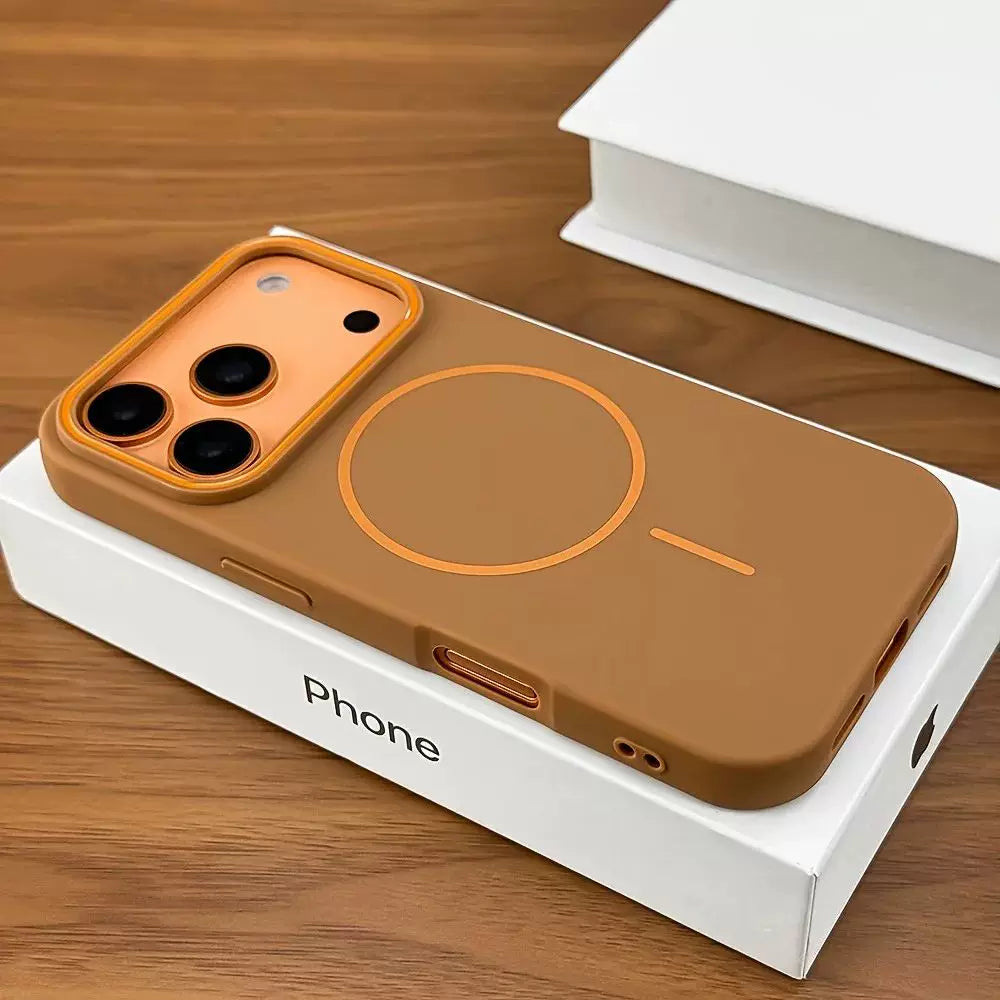 iPhone 17 16 15 14 13 1 üçün lüks mat maqnit telefon qabı