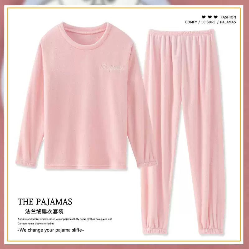 cütlük pijama dəsti qış qadın kişilər pijama ev geyimləri pijama