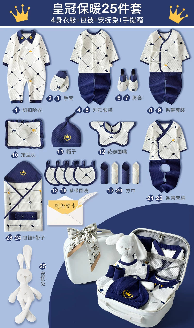 Körpə hədiyyə dəsti, yeni doğulmuş körpə üçün geyim və ləvazimatlar, yeni doğulmuş körpənin dolunay bayramı hədiyyəsi, yeni ana üçün yüksək səviyyəli hədiyyə.