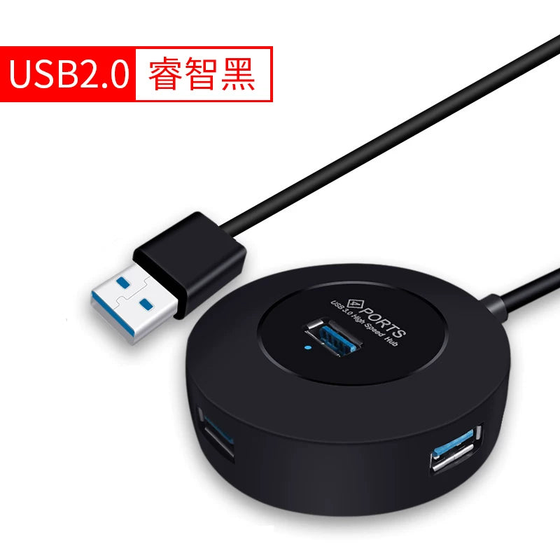 Pekin usb splitter genişləndirici tip-c laptop çevrilməsi 3.0hub hub usp interfeysi genişləndirmə xətti birdən dördə qədər genişləndirmə dok çoxfunksiyalı xarici interfeys