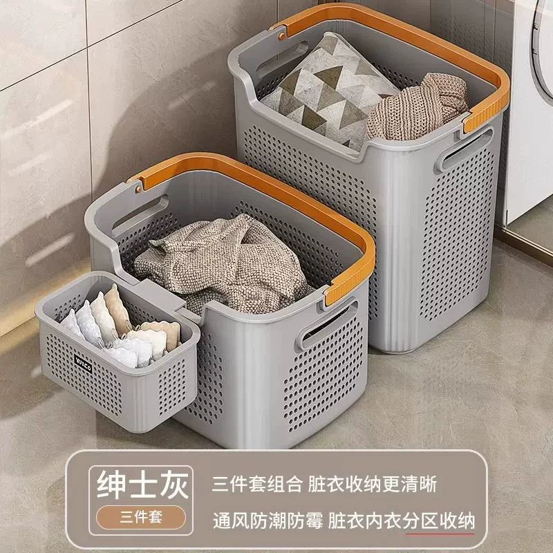 Youqin çirkli paltar səbəti məişət vanna otağı çamaşır səbəti çirkli paltar qoymaq üçün artefakt vanna otağı hamam paltarı saxlama səbəti vedrə