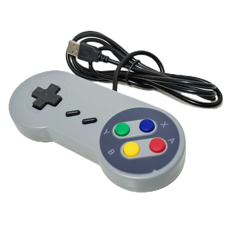 Kompüter USB plug-in nəzarətçi notebook PC Super Nintendo oyun nəzarətçisi ikili emulyator klassik arcade FC nostalji