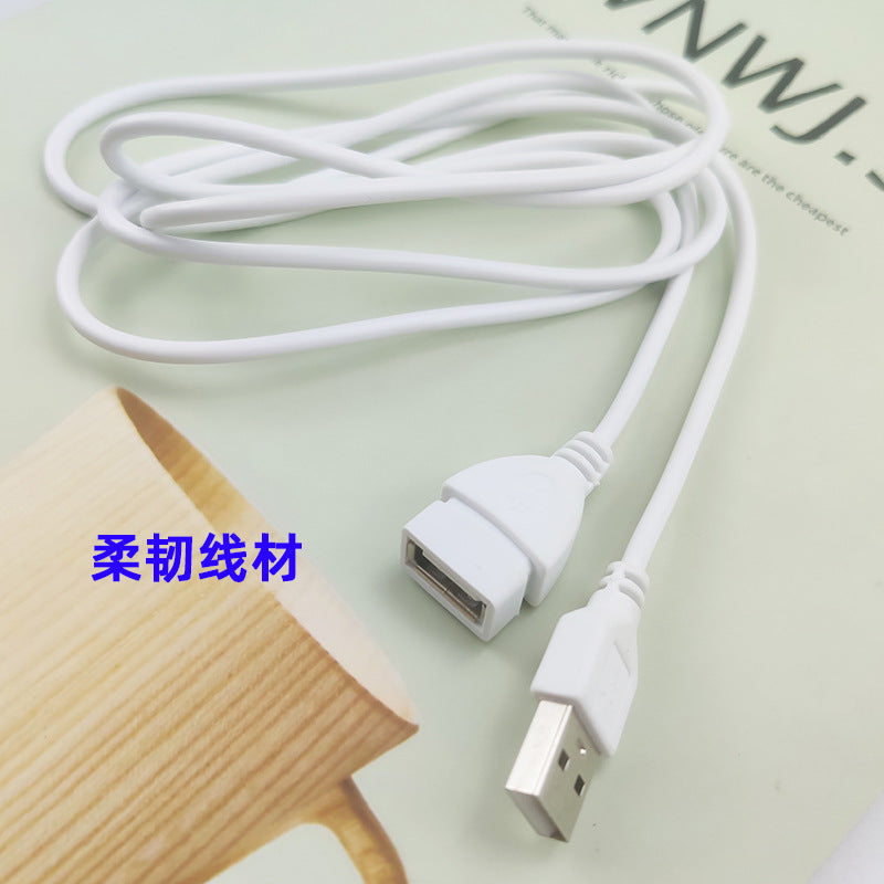 USB fan uzatma kabeli kişidən qadına kiçik elektrik ventilyatoru uzatma kabeli sürücülük qeyd cihazı enerji təchizatı kabeli iki nüvəli kabel