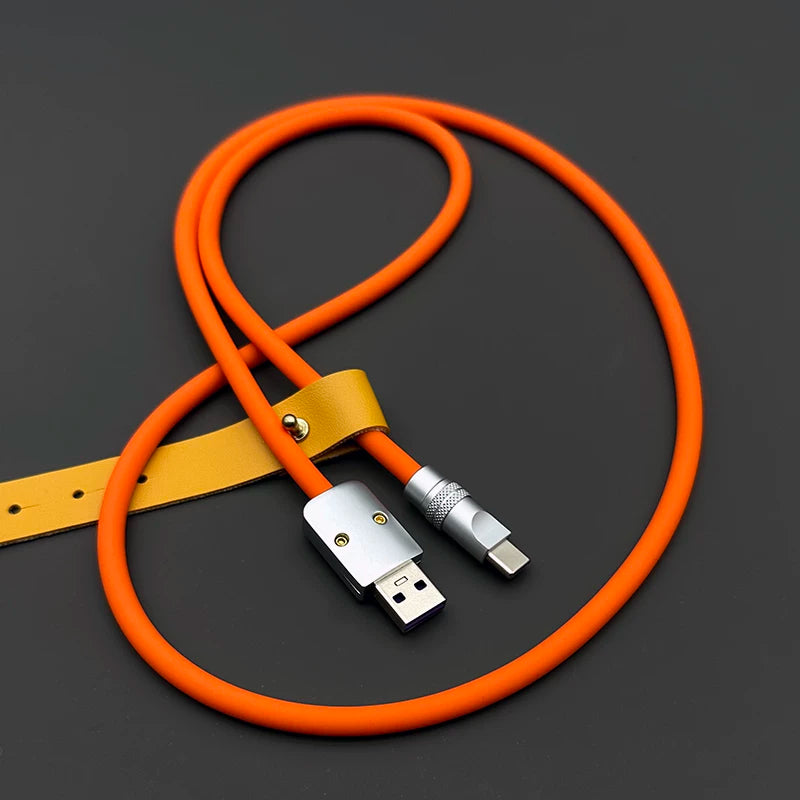 Apple IPHONE mobil telefonu üçün uyğun maye yumşaq silikon LIGHTNING avtomobili üçün şarj məlumat kabeli USB uzadılması