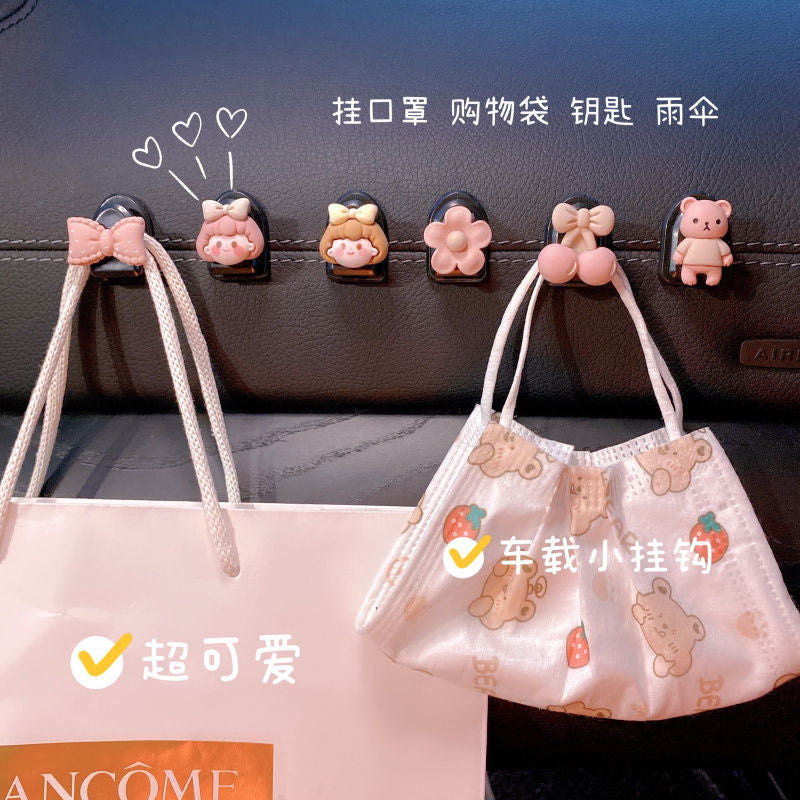 Avtomobil qarmağı Ön cərgə yapışdırın Avtomobil qarmağı Sevimli cizgi filmi Ön Oturacaq Avtomobil Qarmağı Avtomobil Daxili Dekorasiya Bütün Məhsullar