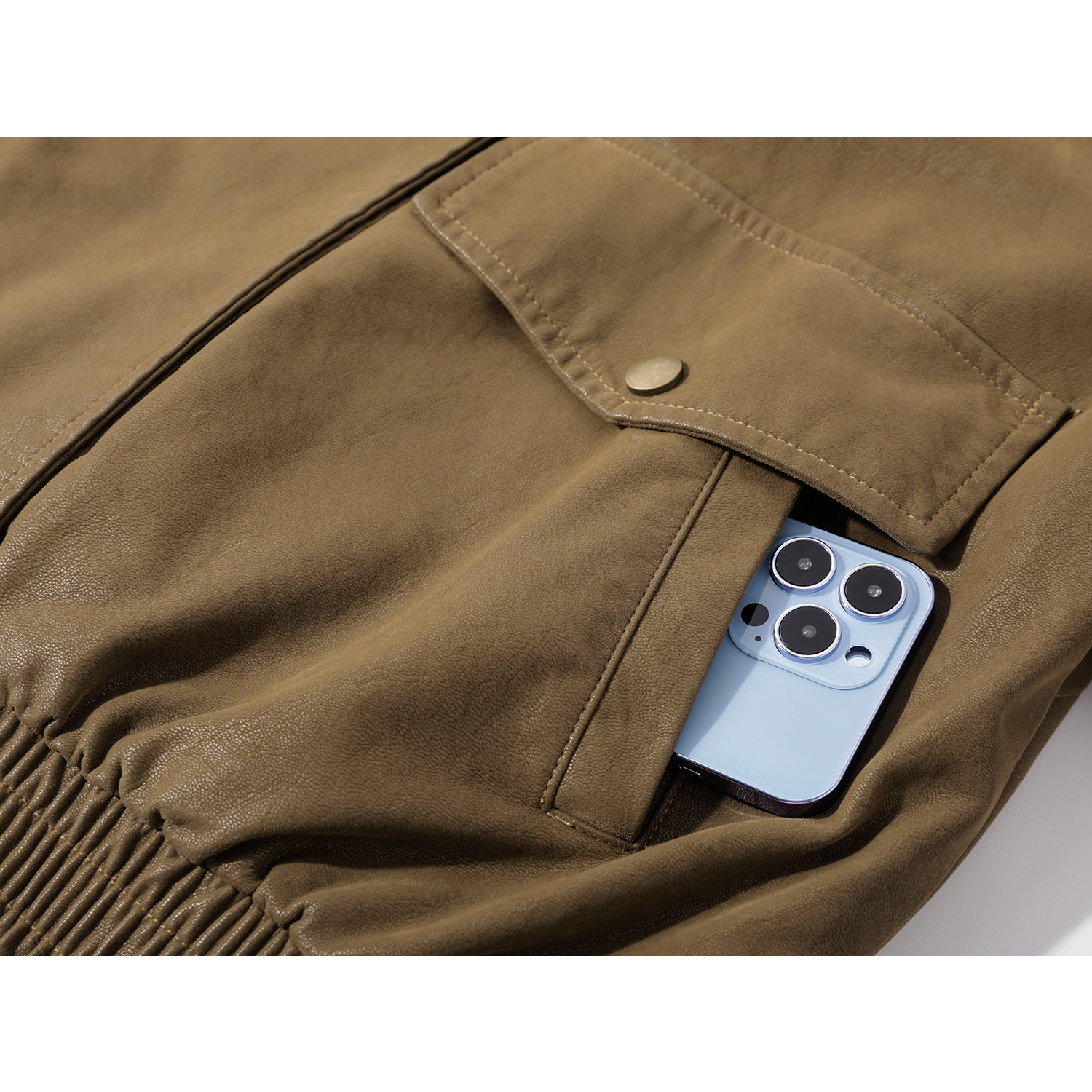 Cholisa Amerika Retro Quzu yunlu dəri gödəkçə Qadın qış yun astarlı qalın motosiklet gödəkçəsi