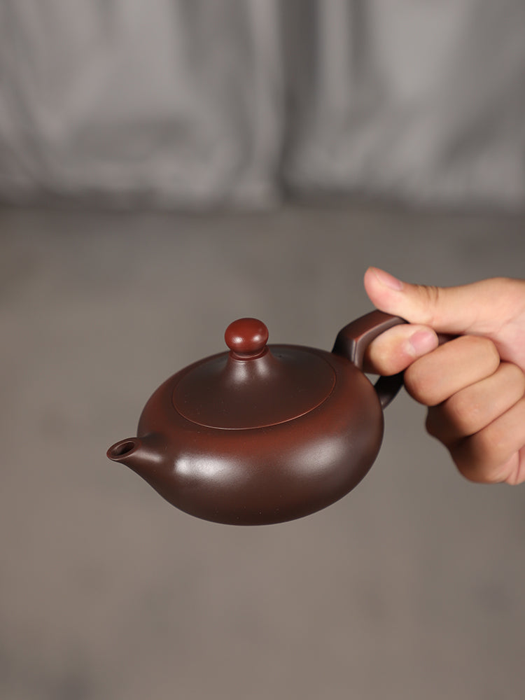 Yunnan bənövşəyi dulusçuluq məşhur çaydan tamamilə əl işi şanslı Fengming qazan ev çay dəsti çaydan çay hazırlamaq üçün xüsusi